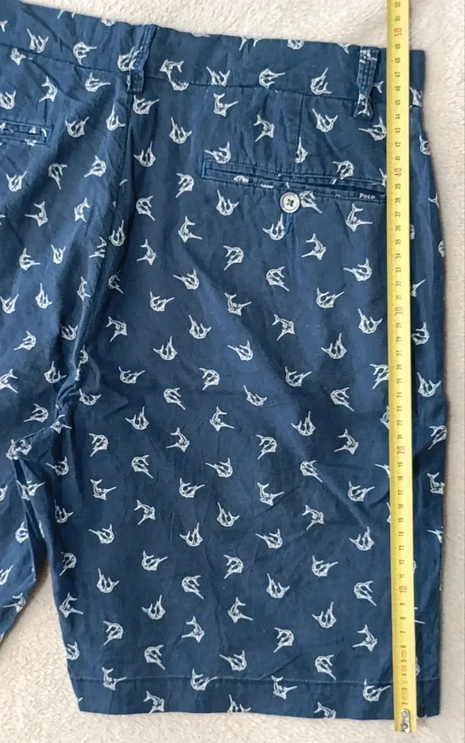 Short Polo Ralph Lauren azul Tamanho 32 ajuste clássico 9" Linho Algodão – photo 16